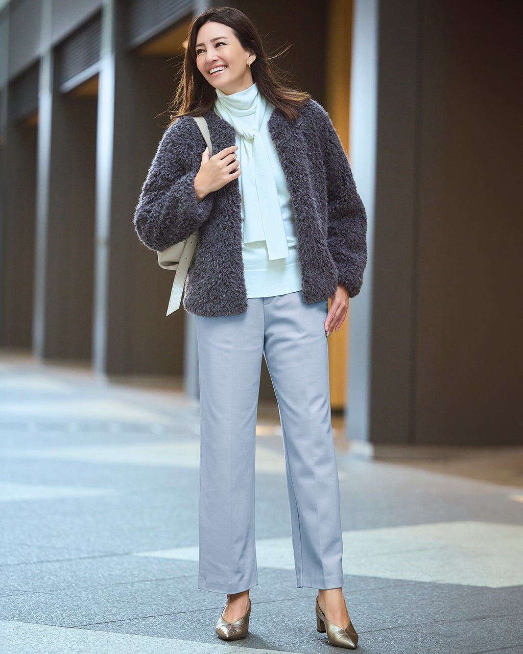 【ドゥクラッセ/DoCLASSE】のプレミアサーモN・センターラインストレート インテリア・キッズ・メンズ・レディースファッション・服の通販 founy(ファニー) 　ファッション　Fashion　レディースファッション　Fashion for Women　パンツ　Pants & Trousers　秋　Autumn　ストレッチ　Stretch, Stretchy Fabric　ストレート　Straight, Straight Cut　センター　Center, Center Line　タイツ　Tights, Legwear　人気　Popular, Best Seller　おすすめ　Recommended / Our Picks　エレガント 上品　Elegant　ビジネス 仕事 通勤　Business / Work / Commuting　ダスティーブルー|ID: prp329100004717071 ipo3291000000034081239