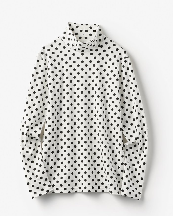 【ドゥクラッセ/DoCLASSE】の超長綿・ハイネック/ドット インテリア・キッズ・メンズ・レディースファッション・服の通販 founy(ファニー) https://founy.com/ ファッション Fashion レディースファッション Fashion for Women トップス・カットソー Cut & Sew Tops シャツ・ブラウス・オフィスカジュアル Elegant Blouses & Button-Ups ロングTシャツ・Tシャツ Longline T-Shirts & Tees カットソー・ベーシックTシャツ Cut-and-Sewn Tops / Stretch Tees & Basics なめらか Smooth, Silky Texture インナー Innerwear カットソー Cut and Sewn Top ドット Polka Dot, Dot Pattern ハイネック High Neck, Mock Neck 無地 Plain, Solid Color |ID: prp329100004717075 ipo3291000000034081272