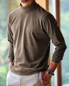 【ドゥクラッセ/DoCLASSE / MEN】のウルトラソフト両面起毛・タートルⅡ カーキ|ID: prp329100004717077 ipo3291000000035301854
