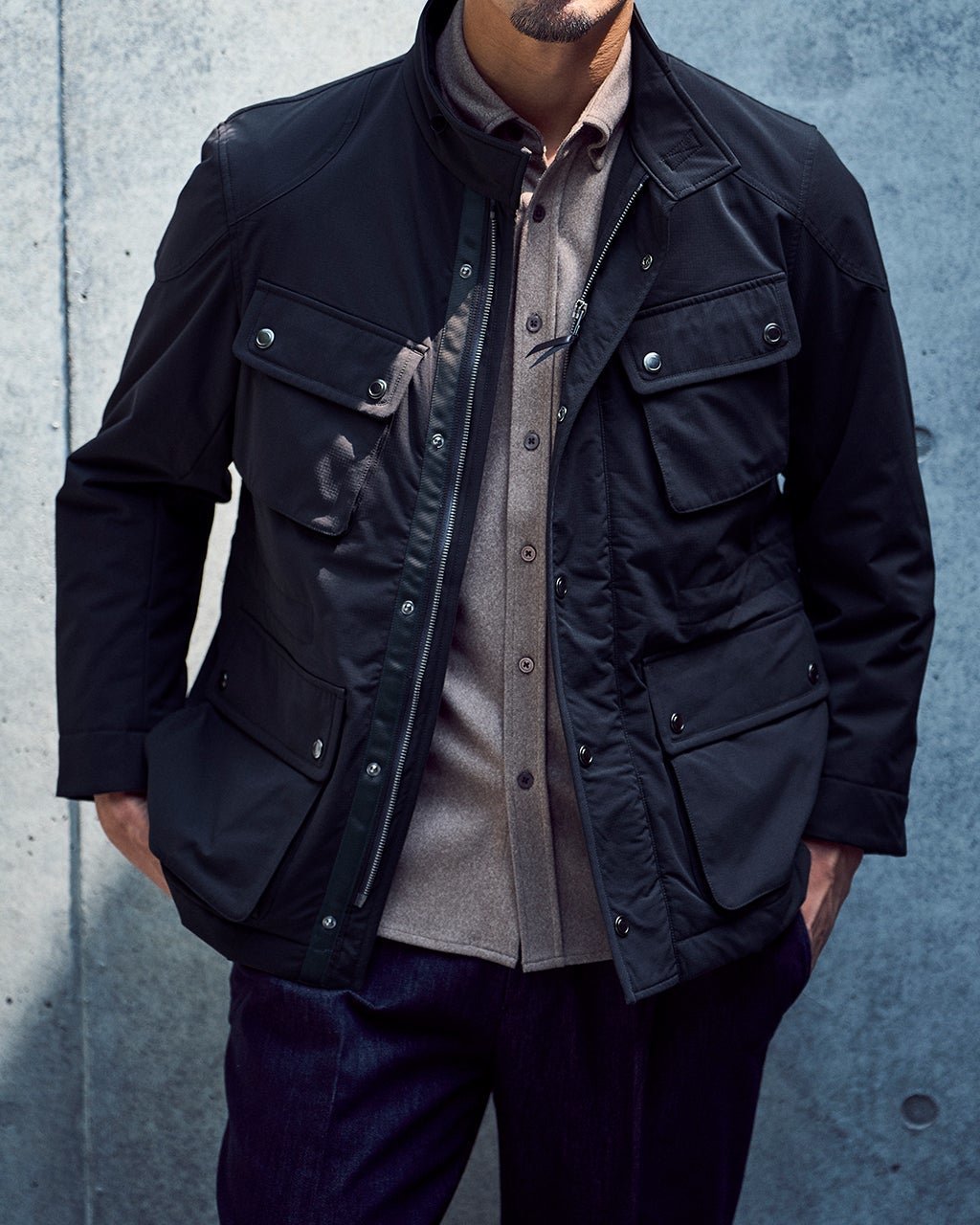 【ドゥクラッセ/DoCLASSE / MEN】のM65サーモライト中綿3Dジャケット インテリア・キッズ・メンズ・レディースファッション・服の通販 founy(ファニー) 　ファッション　Fashion　メンズファッション　Fashion for Men　軽量　Lightweight, Ultra Light　ジャケット　Jacket, Outerwear　スマート　Smart, Elegant　パッチ　Patch, Appliqué　フラップ　Flap, Flap Pocket　ベスト　Vest, Waistcoat　ポケット　Pocket, Pocket Detail　メンズ　Men's, Menswear　新作・新入荷　New Arrivals / New In　ネイビー|ID: prp329100004717078 ipo3291000000034081330