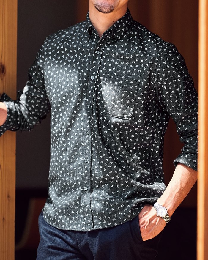 【ドゥクラッセ/DoCLASSE / MEN】のウーリック多機能ジャージシャツ インテリア・キッズ・メンズ・レディースファッション・服の通販 founy(ファニー) https://founy.com/ ファッション Fashion メンズファッション Fashion for Men 新作・新入荷 New Arrivals / New In ストレッチ Stretch, Stretchy Fabric メンズ Men's, Menswear エレガント 上品 Elegant |ID: prp329100004717080 ipo3291000000034081349