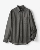 【ドゥクラッセ/DoCLASSE / MEN】のウーリック多機能ジャージシャツ グレー千鳥|ID: prp329100004717080 ipo3291000000034081356