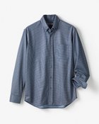 【ドゥクラッセ/DoCLASSE / MEN】のウーリック多機能ジャージシャツ ネイビー千鳥|ID: prp329100004717080 ipo3291000000034081367