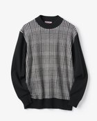 【ドゥクラッセ/DoCLASSE / MEN】のDoサーモテックスシルク混柄ハイネック グレンチェック|ID: prp329100004717082 ipo3291000000034081377
