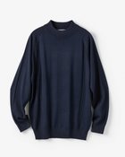【ドゥクラッセ/DoCLASSE / MEN】のイタリア糸メリノウール混ハイネック ネイビー|ID: prp329100004717083 ipo3291000000034081396