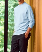 【ドゥクラッセ/DoCLASSE / MEN】のDoサーモテックスシルク混ハイネック スカイブルー|ID: prp329100004717086 ipo3291000000034081401