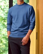 【ドゥクラッセ/DoCLASSE / MEN】のDoサーモテックスシルク混ハイネック インディゴ|ID: prp329100004717086 ipo3291000000034081402