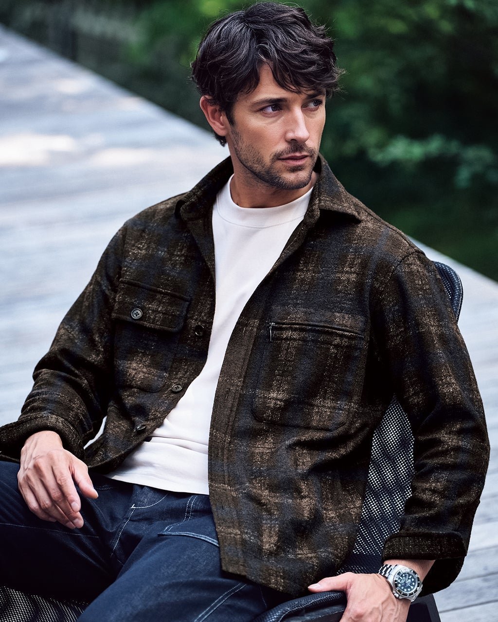 【ドゥクラッセ/DoCLASSE / MEN】のウール混ぬくもりシャツジャケット 人気、トレンドファッション・服の通販 founy(ファニー) 　ファッション　Fashion　メンズファッション　Fashion for Men　新作・新入荷　New Arrivals / New In　ジャケット　Jacket, Outerwear　ストレッチ　Stretch, Stretchy Fabric　トレンド　Trend, Trending Now　ポケット　Pocket, Pocket Detail　メンズ　Men's, Menswear　ワーク　Workwear, Utility Style　軽量　Lightweight, Ultra Light　 other-1|ID: prp329100004717094 ipo3291000000034081453