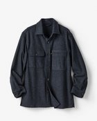 【ドゥクラッセ/DoCLASSE / MEN】のウール混ぬくもりシャツジャケット 人気、トレンドファッション・服の通販 founy(ファニー) ファッション Fashion メンズファッション Fashion for Men 新作・新入荷 New Arrivals / New In ジャケット Jacket, Outerwear ストレッチ Stretch, Stretchy Fabric トレンド Trend, Trending Now ポケット Pocket, Pocket Detail メンズ Men's, Menswear ワーク Workwear, Utility Style 軽量 Lightweight, Ultra Light thumbnail ネイビー千鳥|ID: prp329100004717094 ipo3291000000034081456