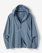 【ドゥクラッセ/DoCLASSE / MEN】のウルトラソフト両面起毛・パーカ 杢ブルー|ID: prp329100004717096 ipo3291000000034081478