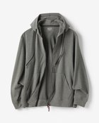 【ドゥクラッセ/DoCLASSE / MEN】のウルトラソフト両面起毛・パーカ 杢チャコール|ID: prp329100004717096 ipo3291000000035991739