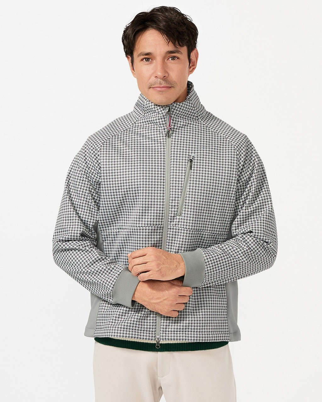 【ドゥクラッセ/DoCLASSE / MEN】の3層パワー・防風保温透湿ジャケット インテリア・キッズ・メンズ・レディースファッション・服の通販 founy(ファニー) ファッション Fashion メンズファッション Fashion for Men アウター Men's Coats Outerwear ゴルフ Golf ジャケット Jacket, Outerwear ストレッチ Stretch, Stretchy Fabric スリーブ Sleeve, Long Sleeve / Short Sleeve メンズ Men's, Menswear デジタル千鳥|ID: prp329100004717098 ipo3291000000035301610