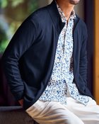 【ドゥクラッセ/DoCLASSE / MEN】の保湿成分椿オイルしっとりカーディガン ネイビー|ID: prp329100004717101 ipo3291000000035301541