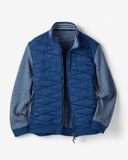 【ドゥクラッセ/DoCLASSE / MEN】のハイブリットダウン・アクティブゴルフブルゾン ブルー・パターン|ID: prp329100004717105 ipo3291000000034081532