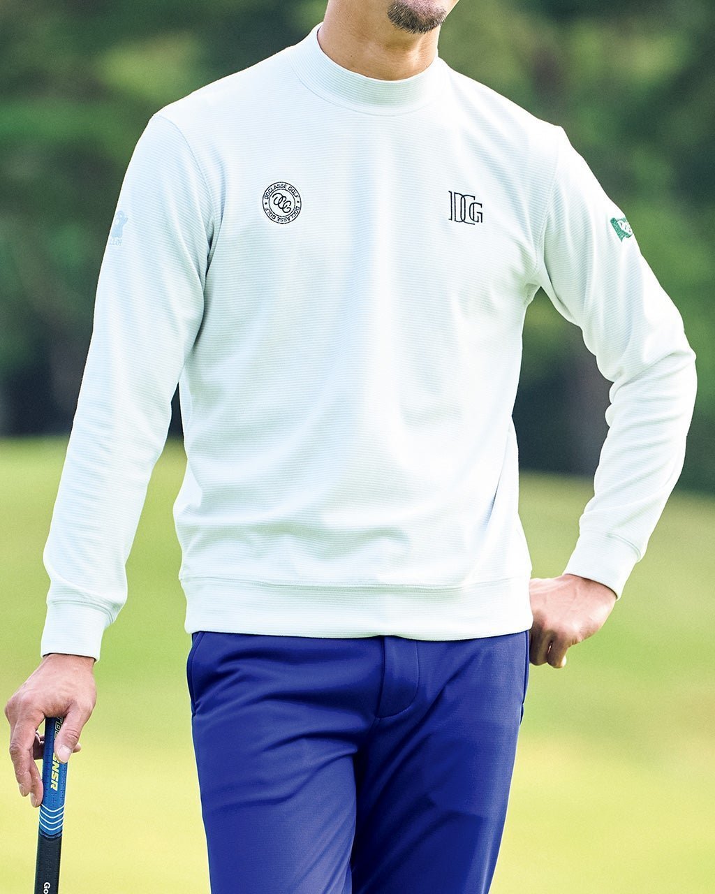 【ドゥクラッセ/DoCLASSE / MEN】のウルトラソフト両面起毛・ゴルフモック インテリア・キッズ・メンズ・レディースファッション・服の通販 founy(ファニー) 　ファッション　Fashion　メンズファッション　Fashion for Men　トップス・カットソー　Cut & Sew Tops　なめらか　Smooth, Silky Texture　ゴルフ　Golf　メンズ　Men's, Menswear　ホワイト|ID: prp329100004717109 ipo3291000000035301736