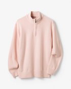 【ドゥクラッセ/DoCLASSE / MEN】のイタリア糸ソフトウール混ハーフジップセーター ライトピンク|ID: prp329100004717110 ipo3291000000035301773