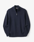 【ドゥクラッセ/DoCLASSE / MEN】のイタリア糸ソフトウール混ハーフジップセーター ネイビー|ID: prp329100004717110 ipo3291000000035301776