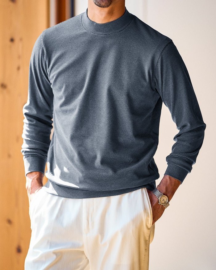 【ドゥクラッセ/DoCLASSE / MEN】のウルトラソフト両面起毛・ハイネックⅡ インテリア・キッズ・メンズ・レディースファッション・服の通販 founy(ファニー) https://founy.com/ ファッション Fashion メンズファッション Fashion for Men トップス・カットソー Cut & Sew Tops メンズシャツ Shirts ポロシャツ / きれいめカジュアルスタイル Polo Shirts なめらか Smooth, Silky Texture ハイネック High Neck, Mock Neck メンズ Men's, Menswear 人気 Popular, Best Seller |ID: prp329100004717112 ipo3291000000034686471