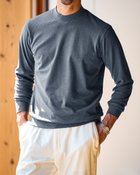 【ドゥクラッセ/DoCLASSE / MEN】のウルトラソフト両面起毛・ハイネックⅡ ネイビー&times;杢ネイビー|ID: prp329100004717112 ipo3291000000035301793