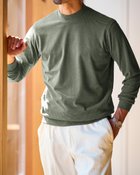 【ドゥクラッセ/DoCLASSE / MEN】のウルトラソフト両面起毛・ハイネックⅡ オリーブ&times;杢オリーブ|ID: prp329100004717112 ipo3291000000035301834