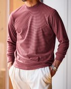 【ドゥクラッセ/DoCLASSE / MEN】のウルトラソフト両面起毛・ハイネックⅡ ダークレッド&times;杢レッド|ID: prp329100004717112 ipo3291000000035301843