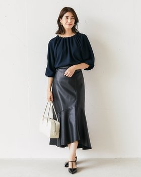 【ドゥクラッセ/DoCLASSE】 フェイクレザー・マーメイドスカート人気、トレンドファッション・服の通販 founy(ファニー) ファッション Fashion レディースファッション Fashion for Women スカート Skirts 新作・新入荷 New Arrivals / New In なめらか Smooth, Silky Texture アシンメトリー Asymmetrical Style フロント Front, Front Design マーメイド Mermaid, Fishtail Silhouette リアル Real, Realistic ロング Long, Long-Length エレガント 上品 Elegant |ID:prp329100004718305