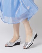 【フィットフィット/fitfit】のクロスレザーオープントゥ シルバー|ID: prp329100004722828 ipo3291000000034211662