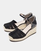 【フィットフィット/fitfit】のトゥカバージュートウェッジサンダル ブラック|ID: prp329100004722829 ipo3291000000034211669