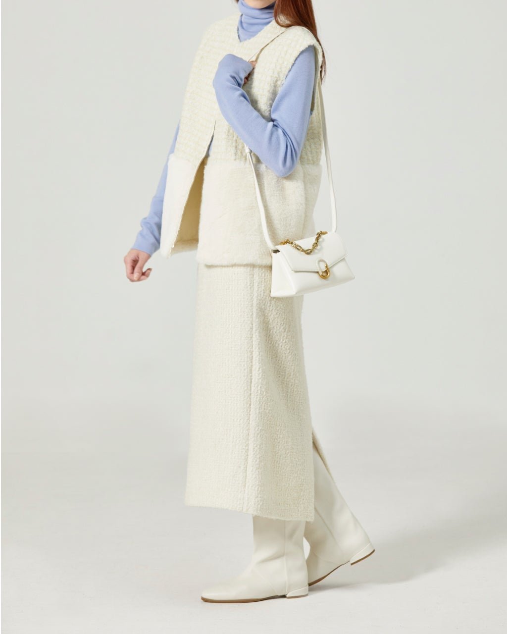 【フィットフィット/fitfit】の撥水ストレートハーフブーツ インテリア・キッズ・メンズ・レディースファッション・服の通販 founy(ファニー) 　ファッション　Fashion　レディースファッション　Fashion for Women　インソール　Shoe Insole　軽量　Lightweight, Ultra Light　スタイリッシュ　Stylish, Fashionable　フィット　Fit, Slim Fit　フォルム　Silhouette, Form　防寒　Cold Protection, Winter-Ready　ミドル　Middle Length, Mid Height　ラバー　Rubber, Rubber Sole　リアル　Real, Realistic　ロング　Long, Long-Length　新作・新入荷　New Arrivals / New In　エクルー|ID: prp329100004728000 ipo3291000000034758841