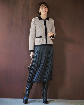 【ドゥクラッセ/DoCLASSE】 鹿の子編み・ポロ衿ジャケット人気、トレンドファッション・服の通販 founy(ファニー) ファッション Fashion レディースファッション Fashion for Women アウター Coat / Outerwear Collection レディースジャケット・軽アウター Jackets ジャケット Jacket, Outerwear ツイード Twill, Twill Weave デニム Denim, Jeans Material パイピング Piping, Trim Design ボトム Bottoms, Lower Wear ポケット Pocket, Pocket Detail エレガント 上品 Elegant 鹿の子 Piqué, Kanoko Fabric |ID:prp329100004728002