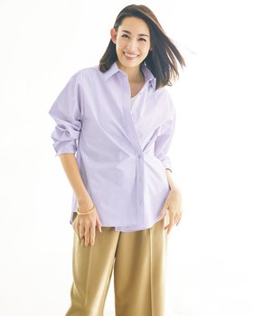 【ドゥクラッセ/DoCLASSE】 コットン混ブロード・2WAYスタイルシャツ人気、トレンドファッション・服の通販 founy(ファニー) ファッション Fashion レディースファッション Fashion for Women トップス・カットソー Cut & Sew Tops シャツ・ブラウス・オフィスカジュアル Elegant Blouses & Button-Ups グログラン Grosgrain, Grosgrain Ribbon ブロード Broadcloth, Fine Cotton 人気 Popular, Best Seller |ID:prp329100004736049