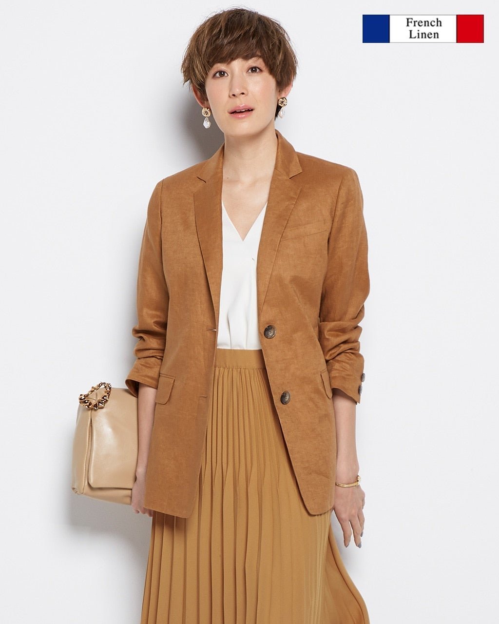 【ドゥクラッセ/DoCLASSE】のフレンチリネン・ロングジャケット 人気、トレンドファッション・服の通販 founy(ファニー)  ファッション Fashion レディースファッション Fashion for Women アウター Coat / Outerwear Collection レディースジャケット・軽アウター Jackets エレガント 上品 Elegant ジャケット Jacket, Outerwear フランス France, French リネン Linen, Linen Fabric 夏 Summer  other-1|ID: prp329100004737822 ipo3291000000034222825