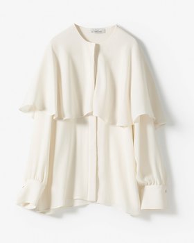 【ドゥクラッセ/DoCLASSE】 ドレープアセテート・イレギュラーヘムブラウス人気、トレンドファッション・服の通販 founy(ファニー) ファッション Fashion レディースファッション Fashion for Women トップス・カットソー Cut & Sew Tops シャツ・ブラウス・オフィスカジュアル Elegant Blouses & Button-Ups 新作・新入荷 New Arrivals / New In とろみ Fluid, Flowy Fabric エレガント 上品 Elegant オケージョン Occasion Wear カフス Cuff Design ドレープ Drape, Draping Fabric バイアス Bias, Diagonal Cut フェミニン Feminine, Girly フラップ Flap, Flap Pocket |ID:prp329100004737833