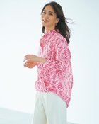 【ドゥクラッセ/DoCLASSE】のコットンローン・2WAYデザイン総柄シャツ 人気、トレンドファッション・服の通販 founy(ファニー) ファッション Fashion レディースファッション Fashion for Women トップス・カットソー Cut & Sew Tops シャツ・ブラウス・オフィスカジュアル Elegant Blouses & Button-Ups プリント Print, Printed Pattern 夏 Summer thumbnail ピンク・パターン|ID: prp329100004739016 ipo3291000000034231507