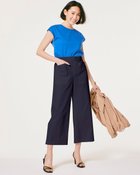 【ドゥクラッセ/DoCLASSE】のウォータープルーフクロス・ワイドパンツ ミッドナイトブルー|ID: prp329100004745805 ipo3291000000035795530