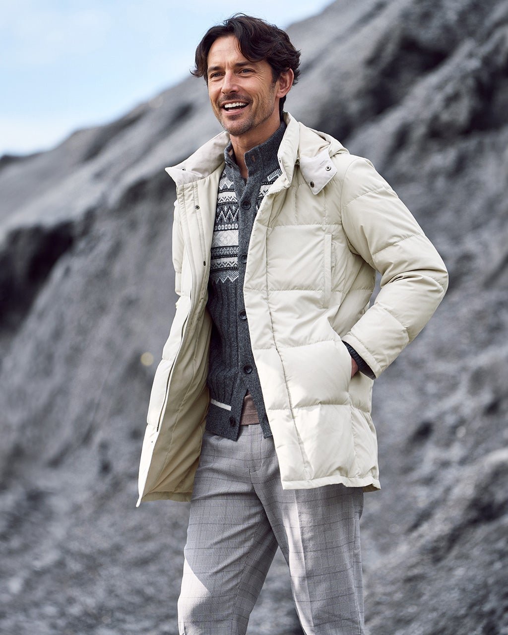 【ドゥクラッセ/DoCLASSE / MEN】の2WAYフーデッドダウンコート 人気、トレンドファッション・服の通販 founy(ファニー) ファッション Fashion メンズファッション Fashion for Men ダウン Down, Puffer バランス Balance, Style Balance フェザー Feather, Feather Detail ポケット Pocket, Pocket Detail メンズ Men's, Menswear other-1|ID: prp329100004747315 ipo3291000000034324849