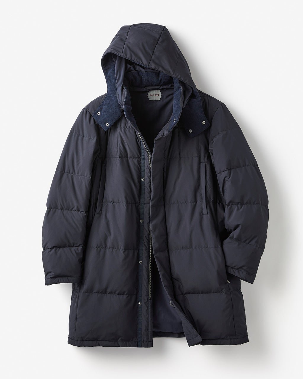 【ドゥクラッセ/DoCLASSE / MEN】の2WAYフーデッドダウンコート インテリア・キッズ・メンズ・レディースファッション・服の通販 founy(ファニー) ファッション Fashion メンズファッション Fashion for Men ダウン Down, Puffer バランス Balance, Style Balance フェザー Feather, Feather Detail ポケット Pocket, Pocket Detail メンズ Men's, Menswear ネイビー|ID: prp329100004747315 ipo3291000000034324854