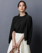 【ドゥクラッセ/DoCLASSE】のハイカウントニット・異素材ニットブラウス 人気、トレンドファッション・服の通販 founy(ファニー) ファッション Fashion レディースファッション Fashion for Women トップス・カットソー Cut & Sew Tops ニット Knit Tops & Sweaters シャツ・ブラウス・オフィスカジュアル Elegant Blouses & Button-Ups セーター Sweater, Knitwear thumbnail ブラック|ID: prp329100004747316 ipo3291000000034324860