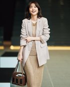 【ドゥクラッセ/DoCLASSE】の14番フレンチリネン・ダブルテーラードジャケット 人気、トレンドファッション・服の通販 founy(ファニー) ファッション Fashion レディースファッション Fashion for Women アウター Coat / Outerwear Collection レディースジャケット・軽アウター Jackets テーラードジャケット / 通勤・きれいめスタイル Tailored Jackets & Blazers カッティング Cutting Detail ジャケット Jacket, Outerwear スマート Smart, Elegant テーラード Tailored, Tailored Fit パターン Pattern, Design Print フランス France, French フレンチ French, French Style リネン Linen, Linen Fabric 夏 Summer thumbnail ライトグレー|ID: prp329100004753076 ipo3291000000034378284