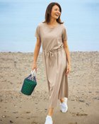 【ドゥクラッセ/DoCLASSE】のブラフリー・Aラインタックワンピース 人気、トレンドファッション・服の通販 founy(ファニー) ファッション Fashion レディースファッション Fashion for Women ワンピース Dresses アンダー Underwear Essentials エレガント 上品 Elegant カットソー Cut and Sewn Top なめらか Smooth, Silky Texture フレア Flare, Flared フロント Front, Front Design リラックス Relax, Relaxed Fit thumbnail グレーベージュ|ID: prp329100004753078 ipo3291000000034378313