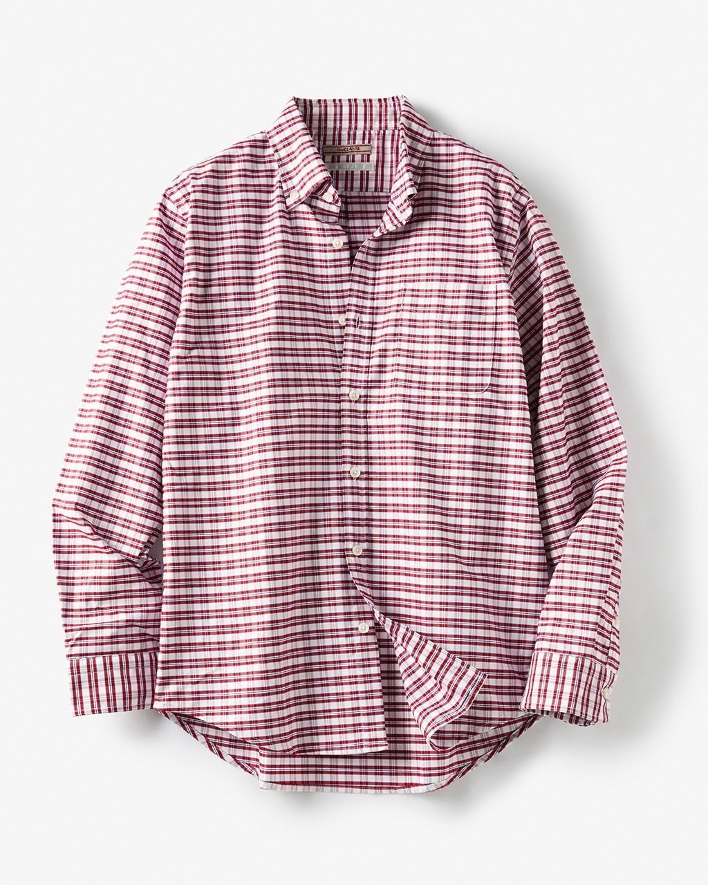 【ドゥクラッセ/DoCLASSE / MEN】のピュアファイン+BDシャツ/長袖 インテリア・キッズ・メンズ・レディースファッション・服の通販 founy(ファニー) ファッション Fashion メンズファッション Fashion for Men ストライプ Stripe, Striped Pattern チェック Check, Plaid, Tartan メンズ Men's, Menswear ループ Loop, Loop Knit 抗菌 Antibacterial, Bacteria-Resistant 長袖 Long Sleeve, Full Sleeve 雑誌 Magazine, Fashion Magazine ガーネット|ID: prp329100004754272 ipo3291000000034388668