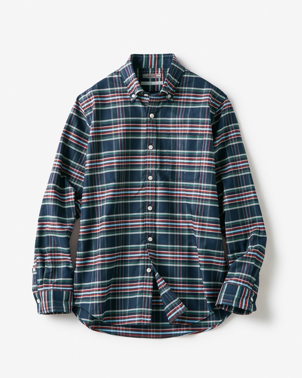 【ドゥクラッセ/DoCLASSE / MEN】のピュアファイン+BDシャツ/長袖 インテリア・キッズ・メンズ・レディースファッション・服の通販 founy(ファニー) ファッション Fashion メンズファッション Fashion for Men ストライプ Stripe, Striped Pattern チェック Check, Plaid, Tartan メンズ Men's, Menswear ループ Loop, Loop Knit 抗菌 Antibacterial, Bacteria-Resistant 長袖 Long Sleeve, Full Sleeve 雑誌 Magazine, Fashion Magazine ネイビー×グリーン|ID: prp329100004754272 ipo3291000000034388679