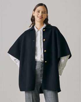 【ドゥクラッセ/DoCLASSE】 プレミアムウールリバー・ポンチョハーフコート人気、トレンドファッション・服の通販 founy(ファニー) ファッション Fashion レディースファッション Fashion for Women アウター Coat / Outerwear Collection コート・ロングコート・ピーコート Long Coats, Peacoats & More ポンチョ・ケープコート Ponchos & Capes 新作・新入荷 New Arrivals / New In プレミアム Premium, High-End |ID:prp329100004754280