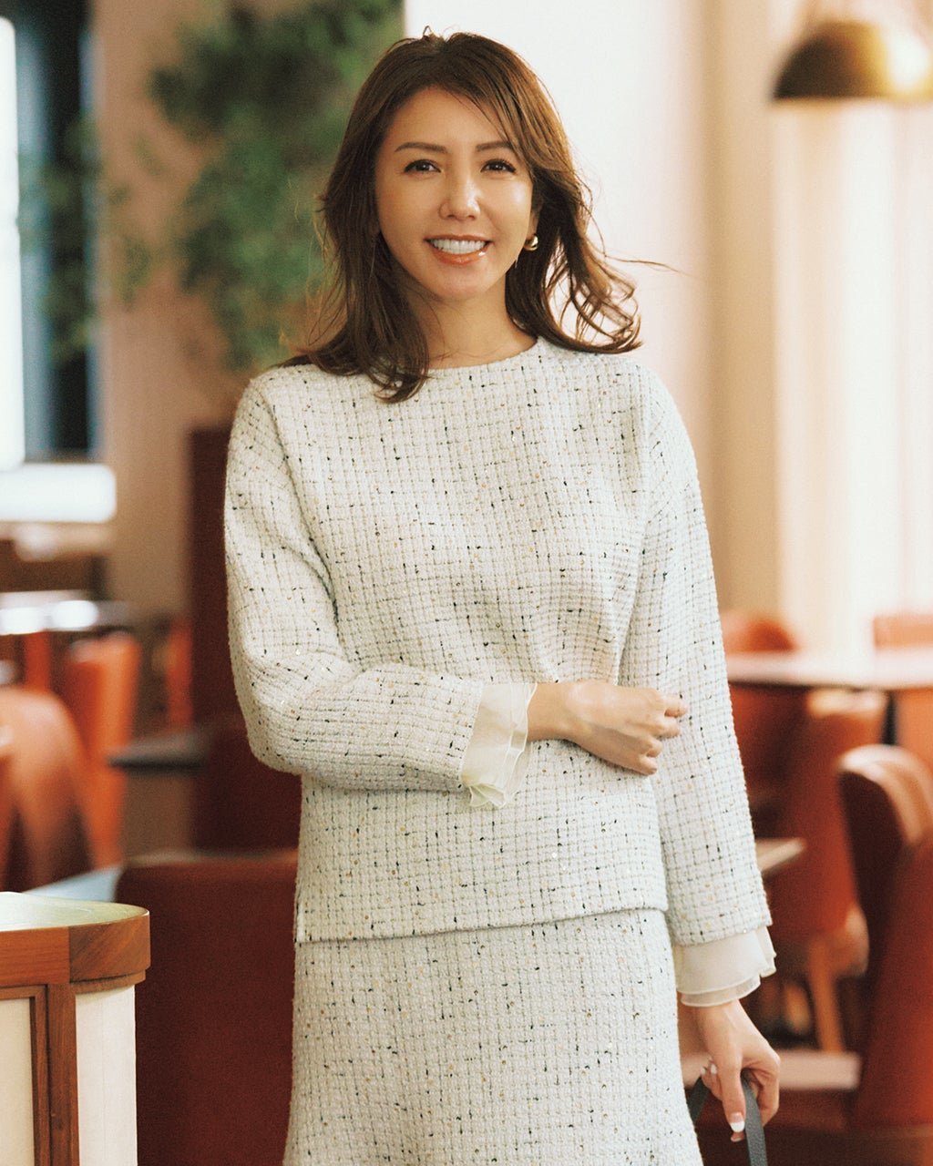 【ドゥクラッセ/DoCLASSE】のツイーディジャカード・プルオーバー 人気、トレンドファッション・服の通販 founy(ファニー) ファッション Fashion レディースファッション Fashion for Women トップス・カットソー Cut & Sew Tops カジュアルプルオーバー・ニットトップス Pullovers & Knit Tops / Casual Pullovers オケージョン Occasion Wear ストレッチ Stretch, Stretchy Fabric セットアップ Set-Up, Coordinated Outfit セレモニー Ceremony ツイード Twill, Twill Weave パーティ Party, Party Style フリル Frill, Ruffle フレア Flare, Flared other-1|ID: prp329100004755611 ipo3291000000034399124