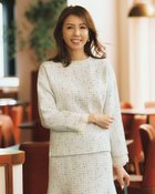 【ドゥクラッセ/DoCLASSE】のツイーディジャカード・プルオーバー オフホワイト|ID:prp329100004755611