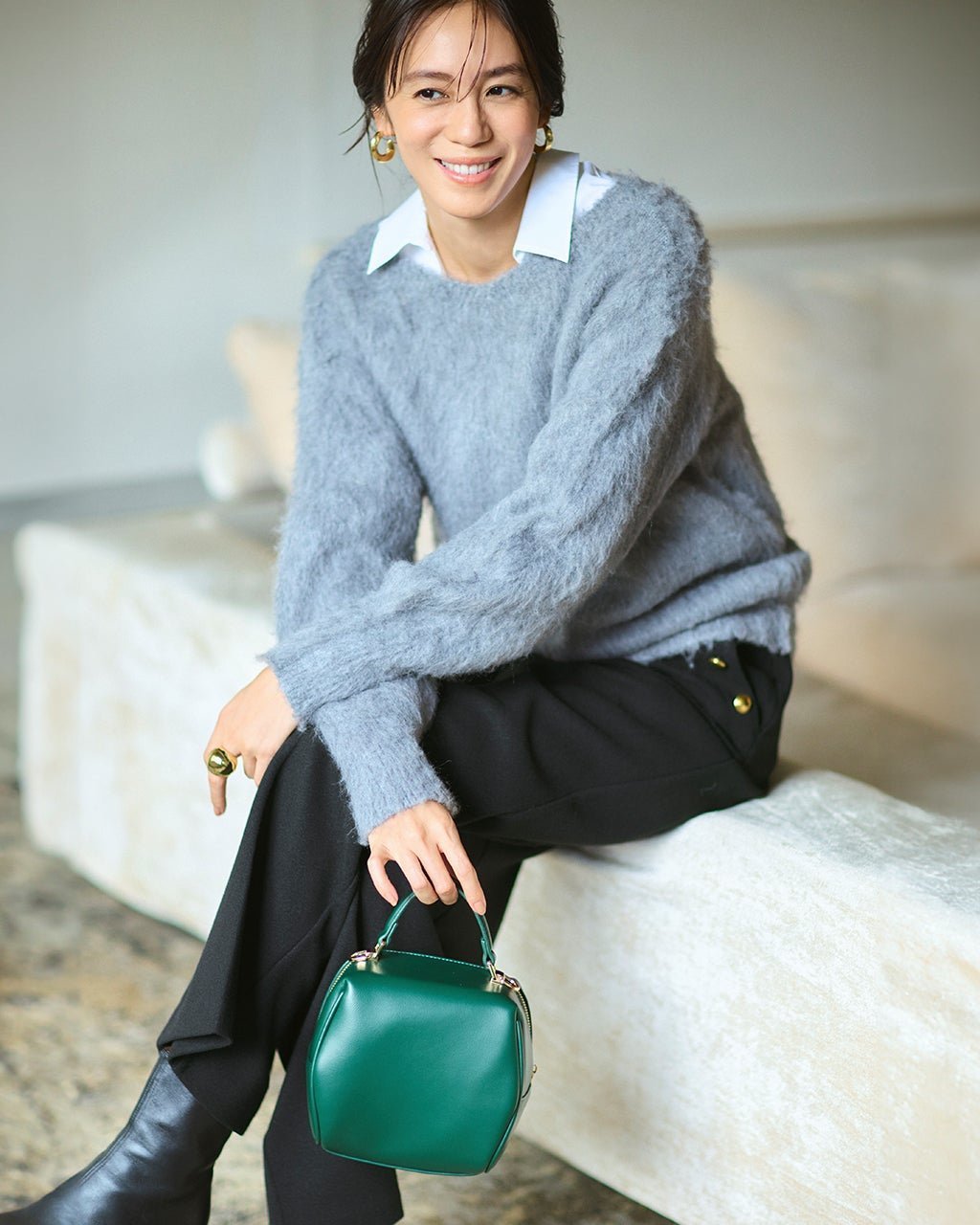 【ドゥクラッセ/DoCLASSE】のウォームストレッチ・セミワイド/68cm インテリア・キッズ・メンズ・レディースファッション・服の通販 founy(ファニー) ファッション Fashion レディースファッション Fashion for Women パンツ Pants & Trousers カッティング Cutting Detail カットソー Cut and Sewn Top ストレッチ Stretch, Stretchy Fabric メタル Metal, Metal Parts ワイド Wide, Wide Fit 新作・新入荷 New Arrivals / New In エレガント 上品 Elegant ブラック|ID: prp329100004755612 ipo3291000000034399134