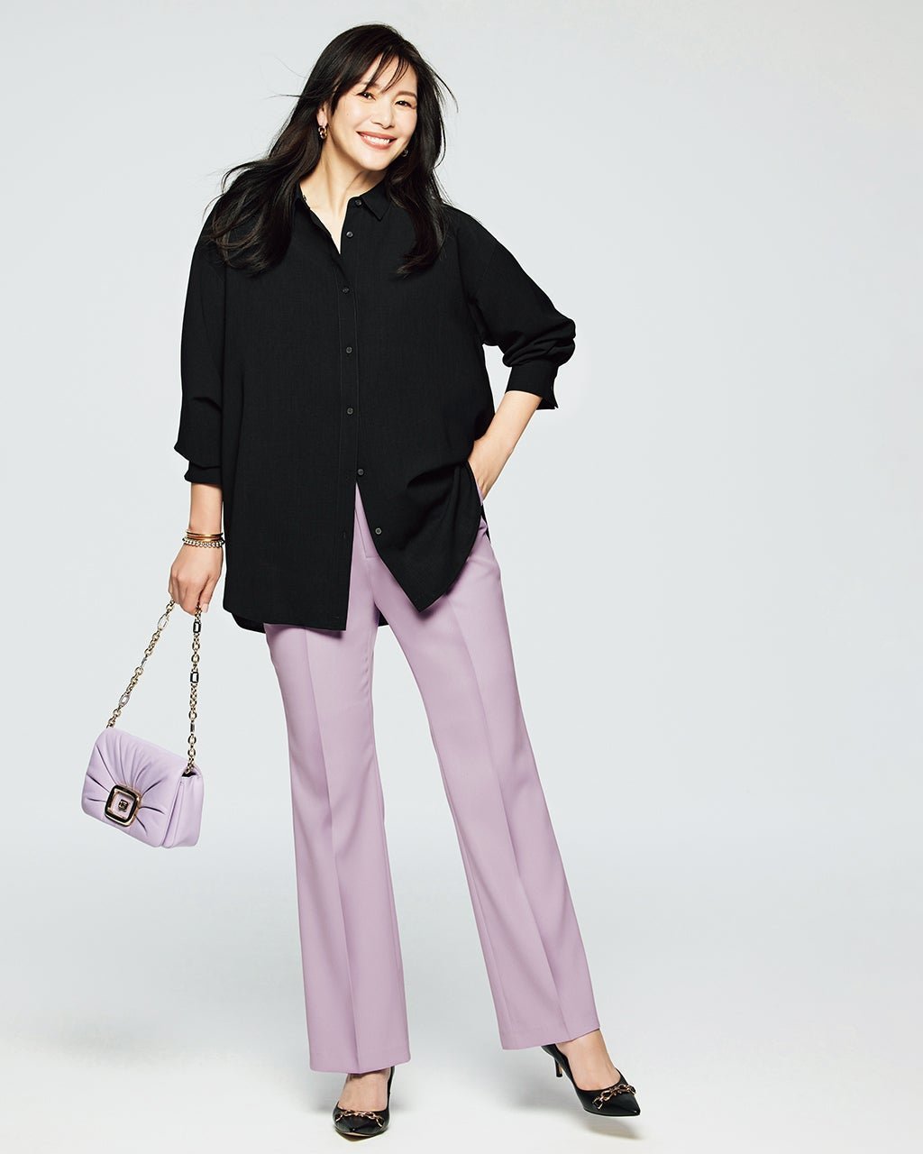 【ドゥクラッセ/DoCLASSE】のウールダブルクロス・センタープレスパンツ 人気、トレンドファッション・服の通販 founy(ファニー) 　ファッション　Fashion　レディースファッション　Fashion for Women　パンツ　Pants & Trousers　新作・新入荷　New Arrivals / New In　ジャケット　Jacket, Outerwear　ストレッチ　Stretch, Stretchy Fabric　ストレート　Straight, Straight Cut　ダブル　Double, Double-Breasted　フィット　Fit, Slim Fit　ビジネス 仕事 通勤　Business / Work / Commuting　 other-1|ID: prp329100004755613 ipo3291000000034399139