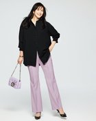 【ドゥクラッセ/DoCLASSE】のウールダブルクロス・センタープレスパンツ ライラック|ID: prp329100004755613 ipo3291000000034399141