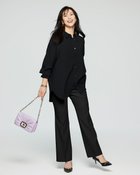 【ドゥクラッセ/DoCLASSE】のウールダブルクロス・センタープレスパンツ ブラック|ID: prp329100004755613 ipo3291000000034399142