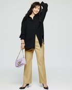 【ドゥクラッセ/DoCLASSE】のウールダブルクロス・センタープレスパンツ イエロー|ID: prp329100004755613 ipo3291000000034399143